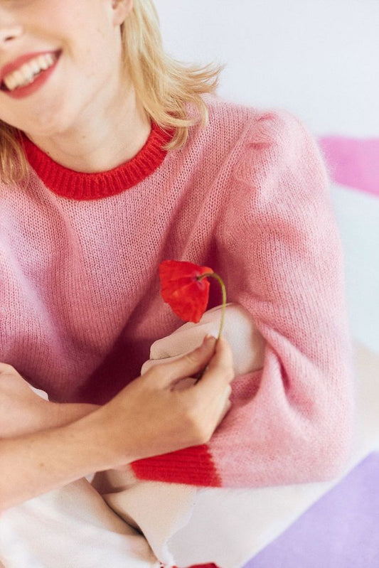 Paulette rose / rouge